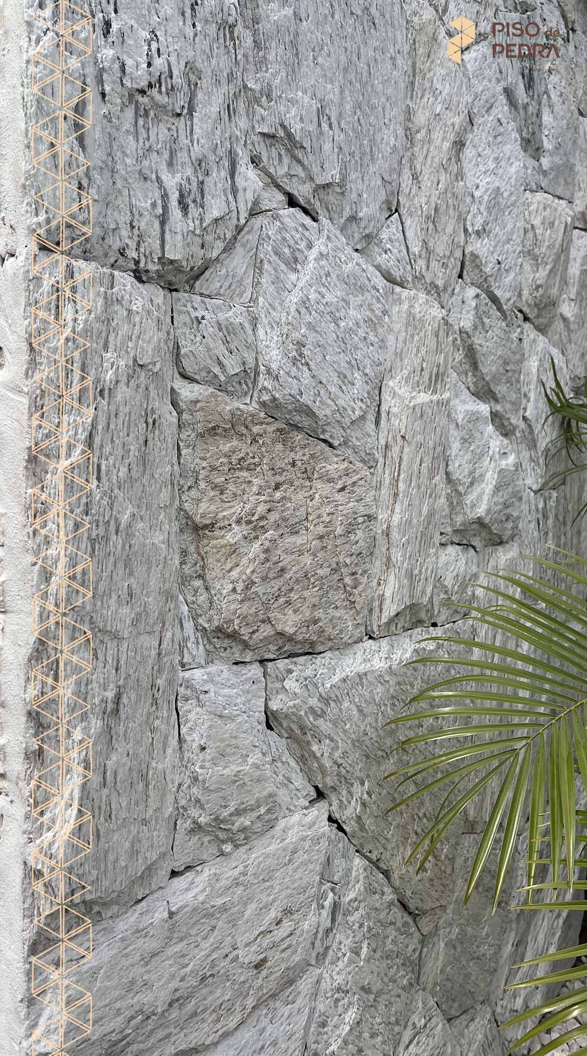 Pedra Branco Núvola Irregular  Revestimento de pedra, Trabalho em pedra,  Parede de gesso acartonado